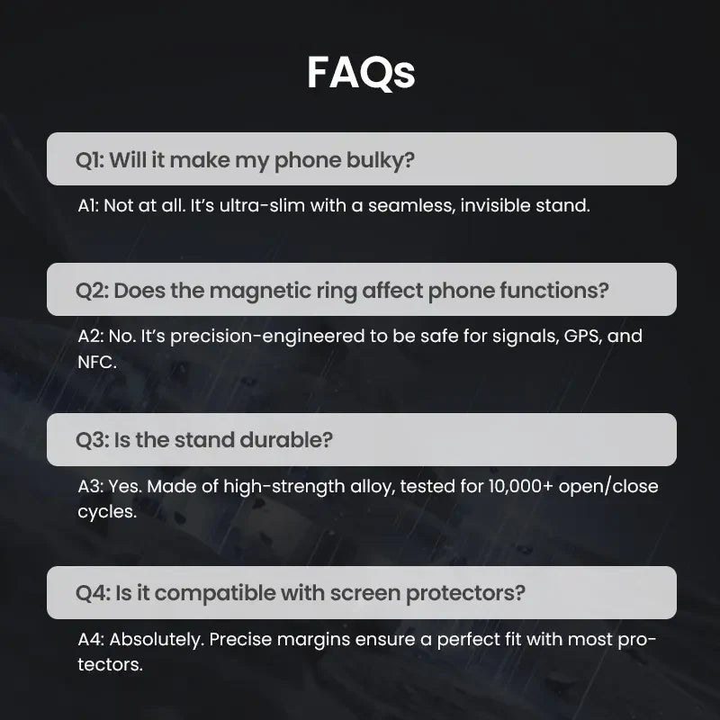 2-in-1 iPhone Case with Hidden Kickstand & Camera Lens Protection – Hands-Free Viewing Made Easy